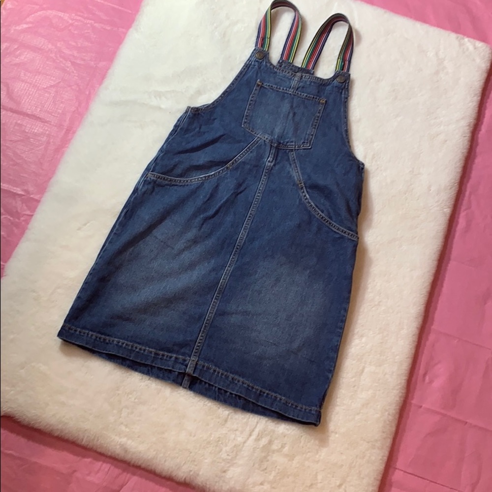 👗Gap kids denim overall dress👗